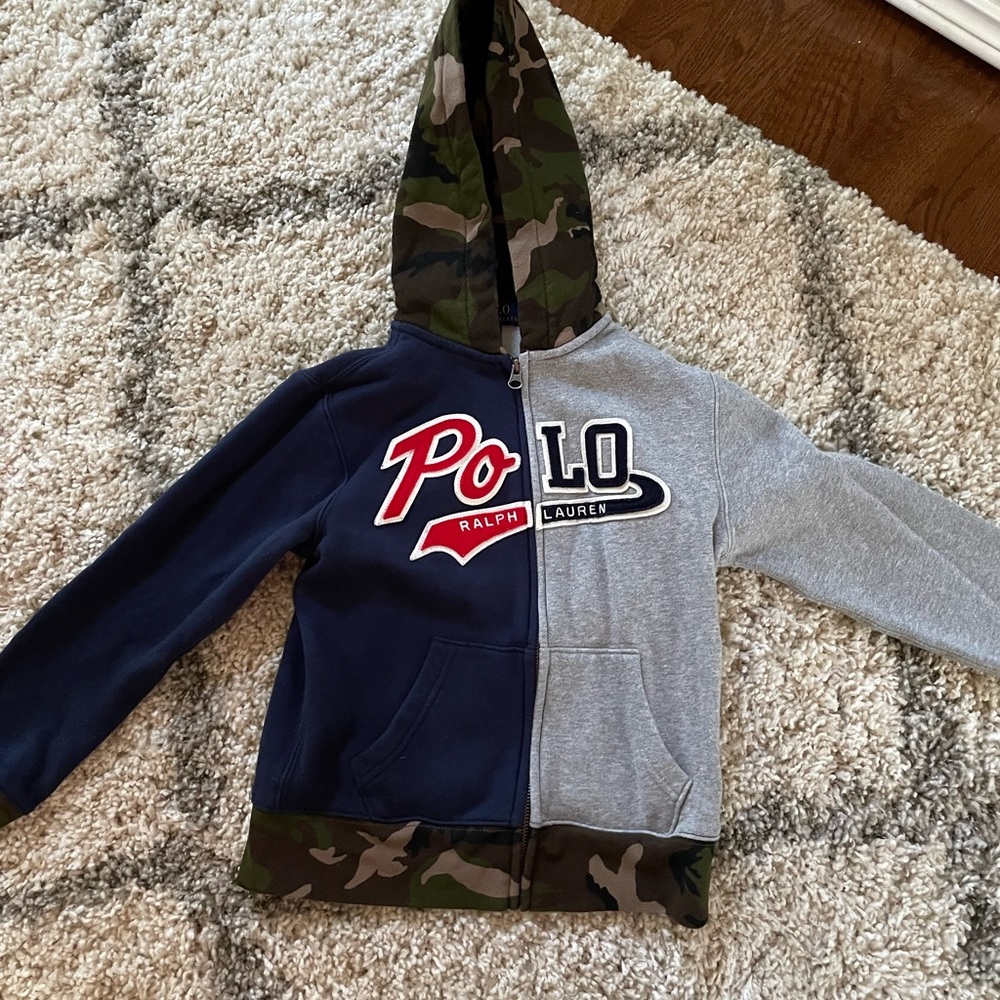 Boys polo sweatshirt